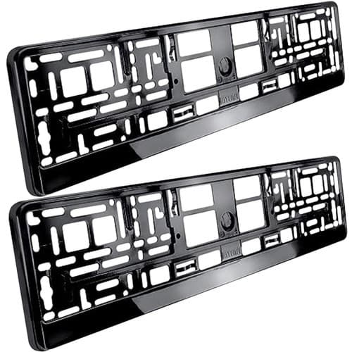 License plate frame 2 pcs. Xtrobb 22028 Black