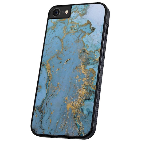 iPhone 16e/17e - Deksel/Mobildeksel Marmor
