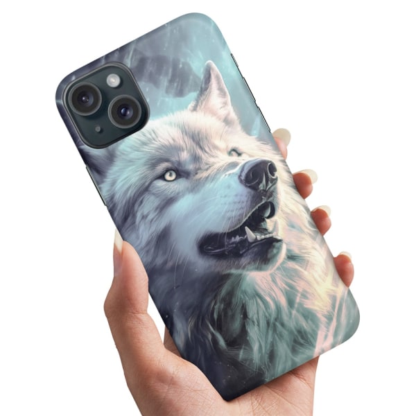 iPhone 14 Plus - Deksel/Mobildeksel Wolf