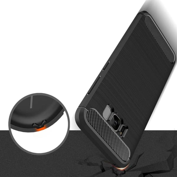 Vanntett og støtsikkert deksel for Samsung Galaxy S8 - Beskyttelse mot riper Black
