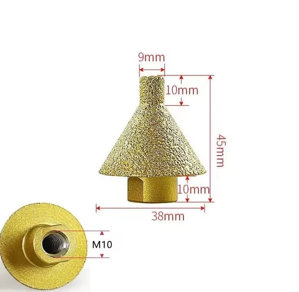 Diamantsliper / Bor - Sliper 38mm 38 mm