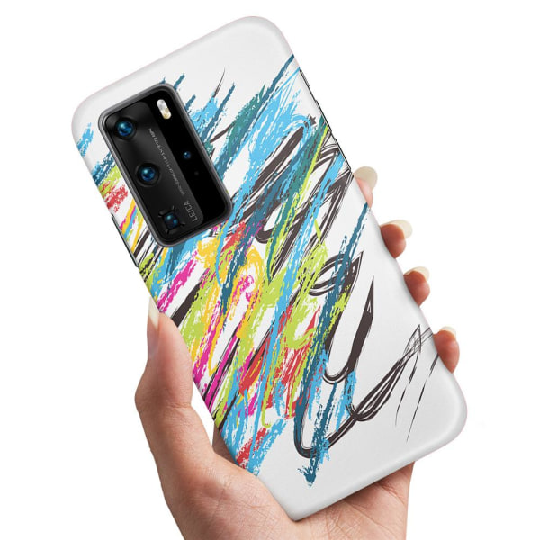 Huawei P40 Pro - Cover / Mobilcover Modern Art