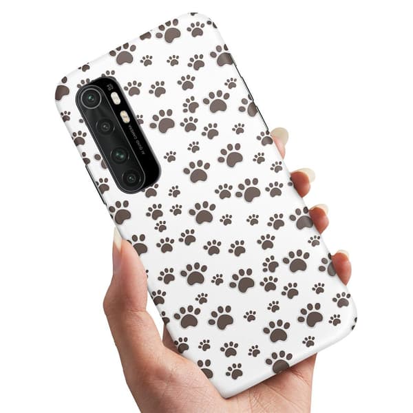 Skal / Mobilskal till Xiaomi Mi Note 10 Lite - Paw Pattern