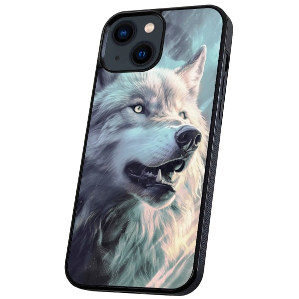 iPhone 14 Plus - Deksel/Mobildeksel Wolf