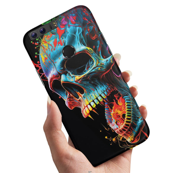 Huawei Honor 8 - Deksel/Mobildeksel Skull
