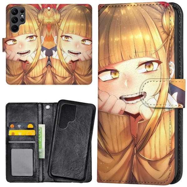 Samsung Galaxy S22 Ultra - Plånboksfodral/Skal Anime Himiko Toga