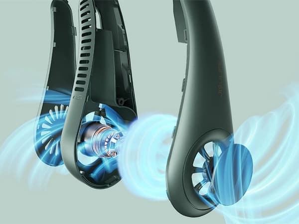 Halsblæser – Bærbar handsfree blæser Green