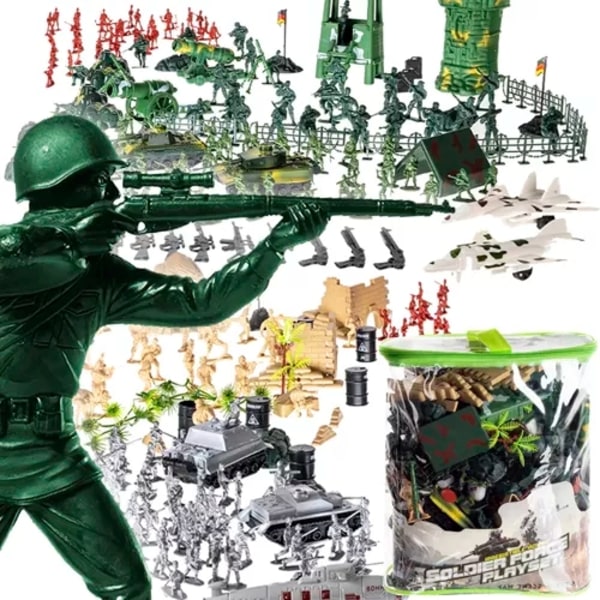 Militær Figurer Legetøj - 300-dele Legetøjssoldater