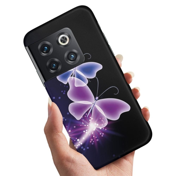 OnePlus 10T - Kuoret/Suojakuori Violetit Perhoset