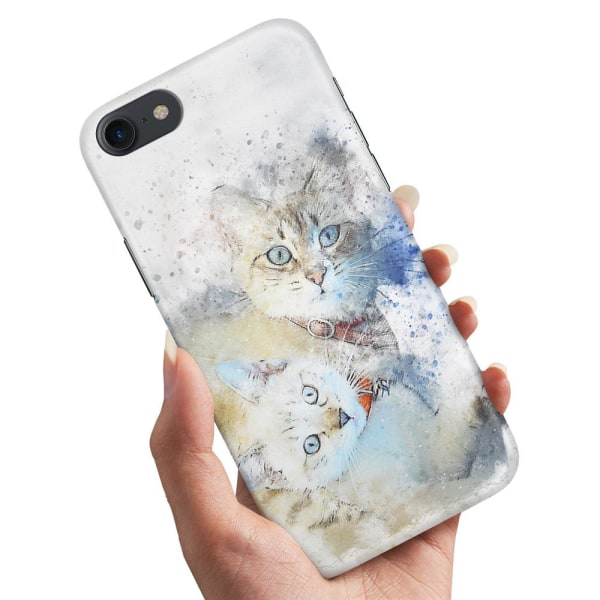 iPhone 7/8/SE - Deksel/Mobildeksel Katter