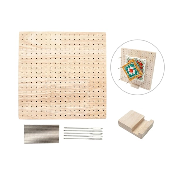 Blockningsbräda / Virkplatta – Blocking board för Virkning