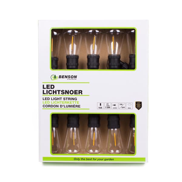 Ljusslinga LED 10-delars 7 m med adapter