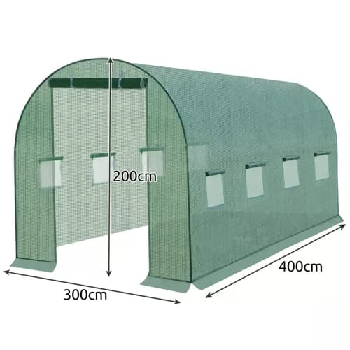 Växthusöverdrag / Överdrag för Växthus - 4x3x2m