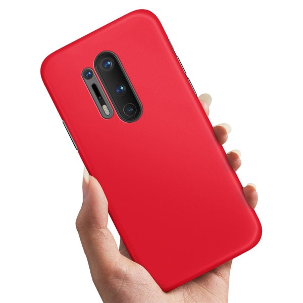 OnePlus 8 Pro - Deksel/Mobildeksel Rød Red