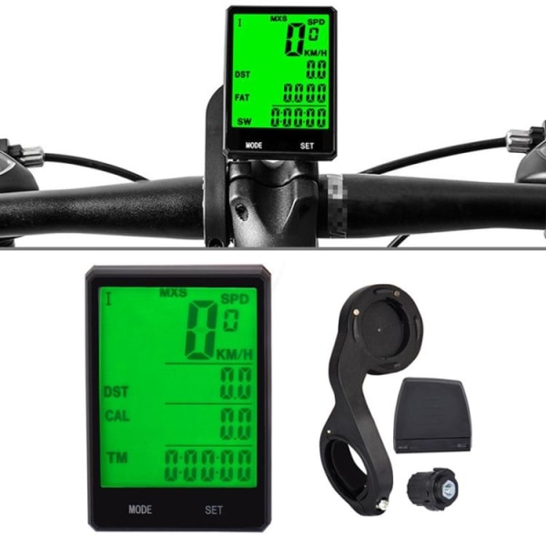 Cykelcomputer / Speedometer til cykel Black