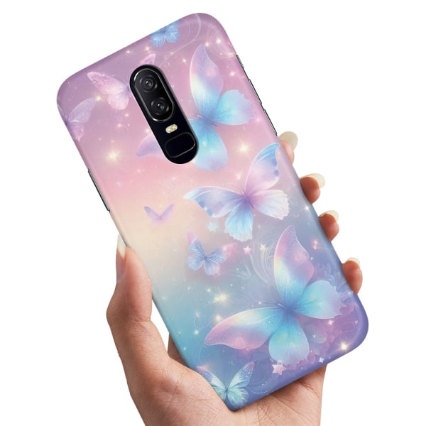 OnePlus 6 - Cover/Mobilcover Butterflies