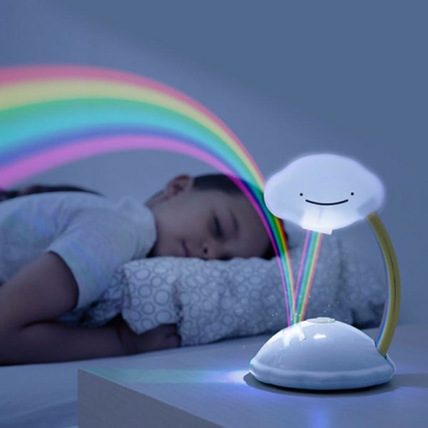 LED-lampa / Projektor Nattlampa - Regnbåge
