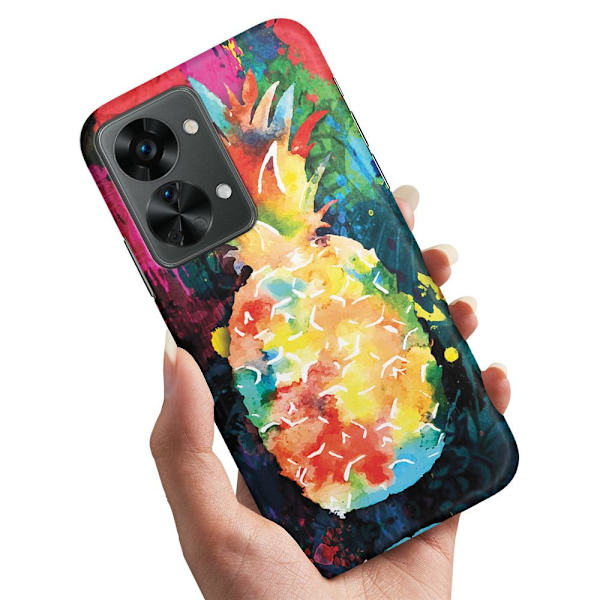 OnePlus Nord 2T - Skal/Mobilskal Regnbåg Ananas