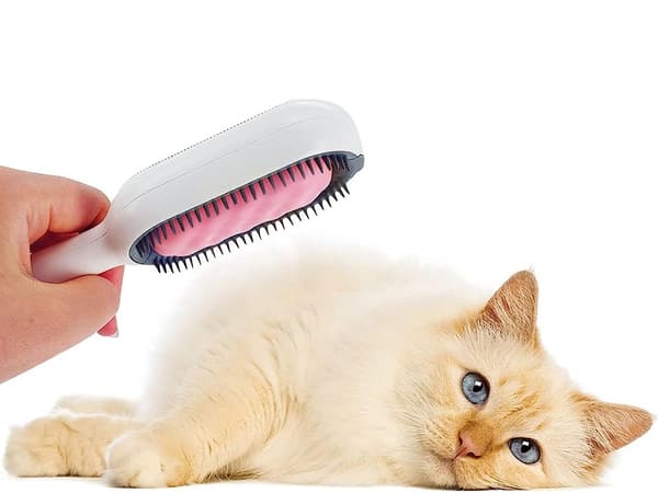 Pelsbørste - Katt & Hundbørste Pink