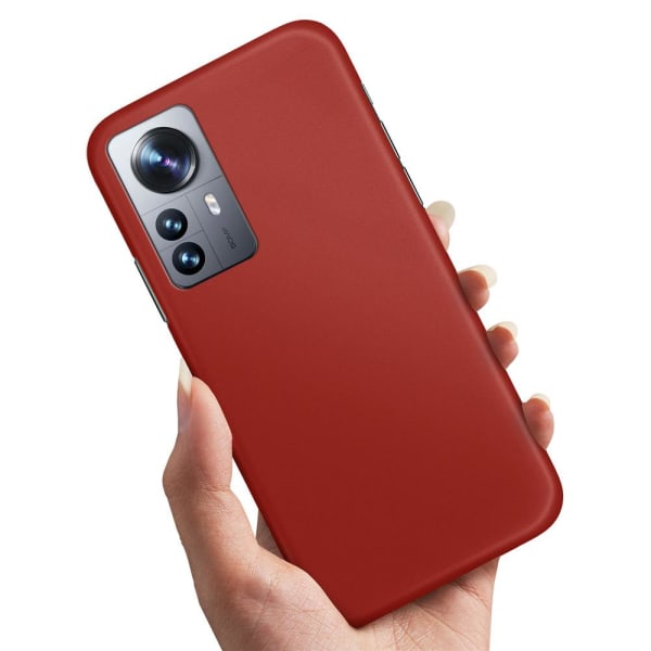 Xiaomi 12 Pro - Cover/Mobilcover Mørkrød Dark red