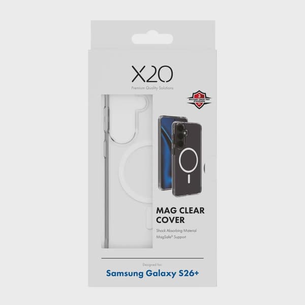 X2O Mag Clear Skal Samsung Galaxy S26+ Klar
