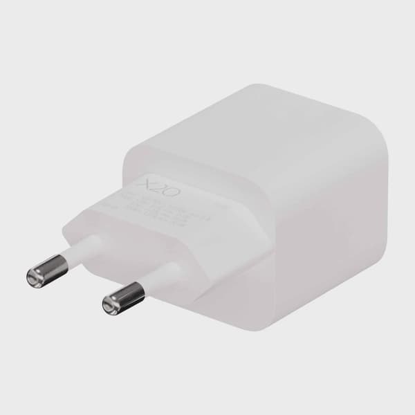 X2O 20W hemmaladdare USB-C GaN vit