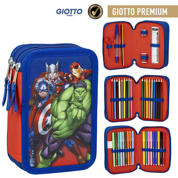 Avengers Team 3-lagers fylld pennfodral