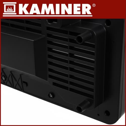 Fläktkonvektor / Vägghängt Element - 1000-2000W Svart