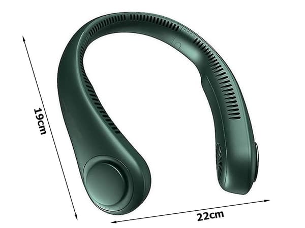 Halsvifte – Bærbar handsfree vifte Green