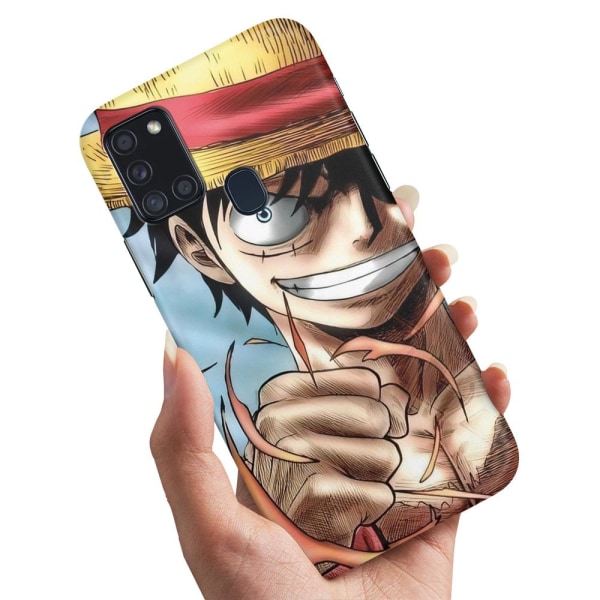Samsung Galaxy A21s - Kuoret/Suojakuori Anime One Piece