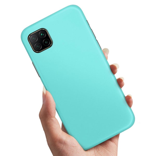 Huawei P40 Lite - Cover/Mobilcover Turkis Turquoise