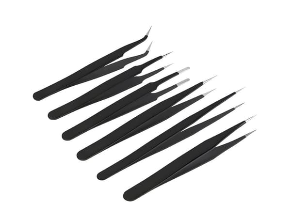 Pincettset antistatisk 6 delar