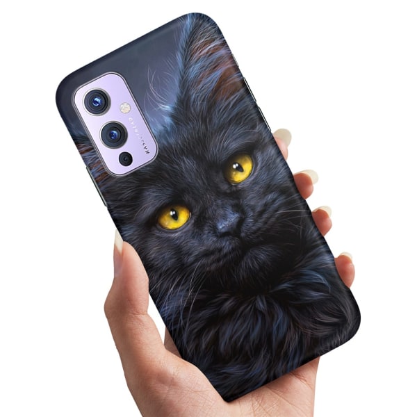 OnePlus 9 Pro - Kuoret/Suojakuori Musta Kissa
