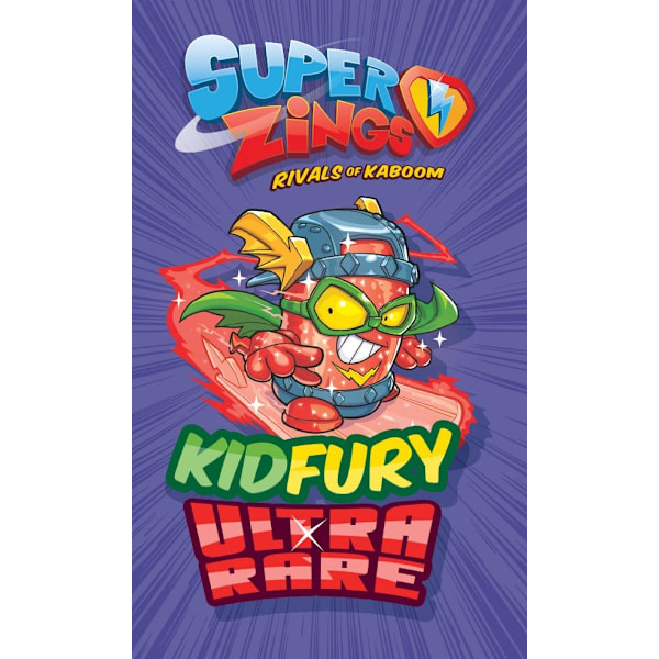 SuperZings Kid Fury Hand- och Ansiktshandduk, 30x50 cm