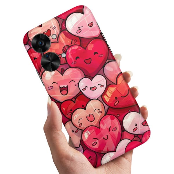 Deksel / Mobildeksel til OnePlus Nord 2T - Hearts