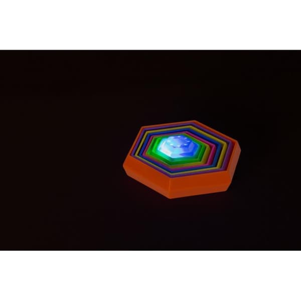 Tornado Illusion Leksak med LED-lampa multifärg