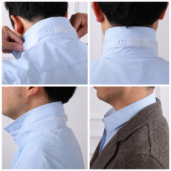 Kragstöd för Skjortor – Justerbara Kraginsatser för Stadigare Krage – 2-Pack
