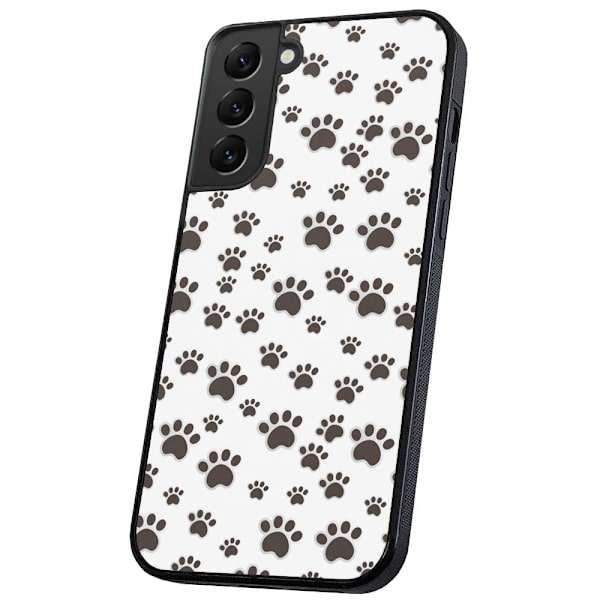 Samsung Galaxy S21 FE 5G - Skal/Mobilskal Paw Pattern multifärg