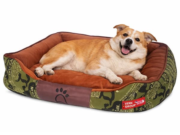Hundbädd soffa medium Green