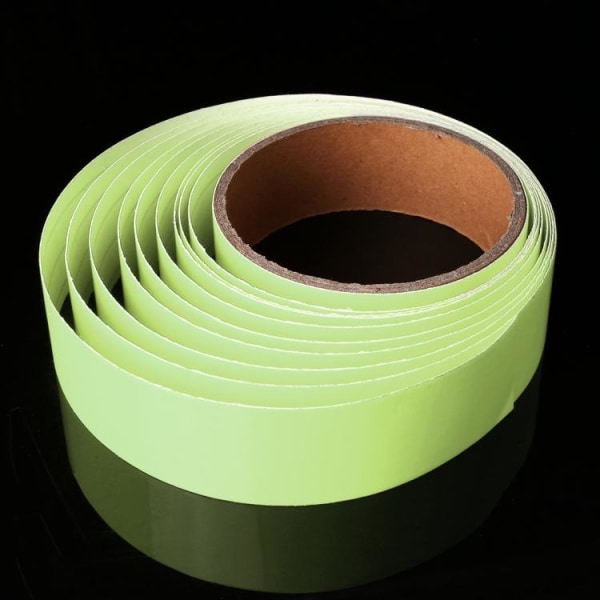 Självlysande Tejp Grön / Glow in the Dark - 3 cm x 10 meter Grön