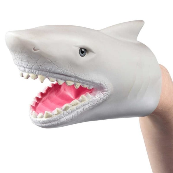 Käsinukke Shark Head - Nukke 17cm Grey