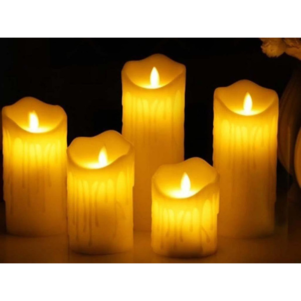 Batteridrivet Värmeljus / LED-ljus