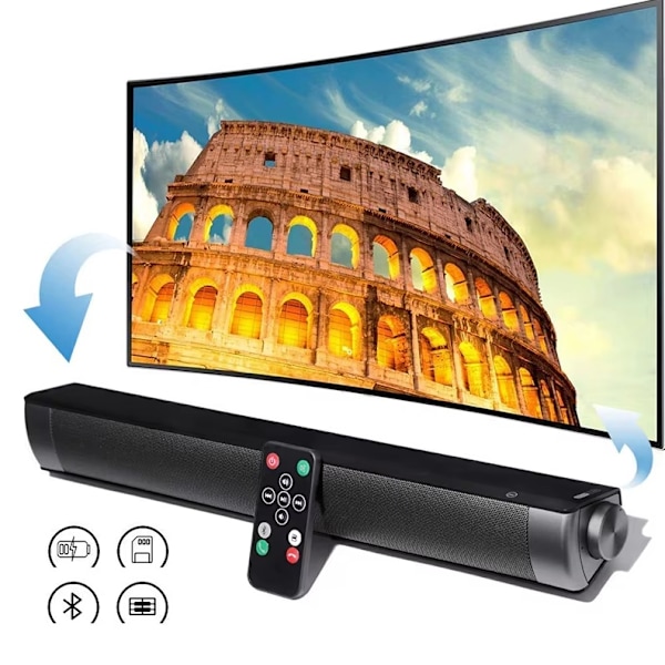 Soundbar LP-S08 Bluetooth Högtalare - Flera färger Svart