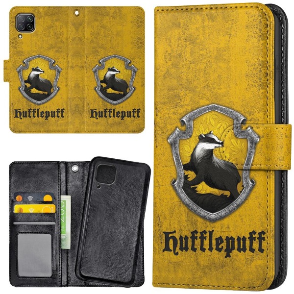 Huawei P40 Lite - Plånboksfodral/Skal Harry Potter Hufflepuff multifärg