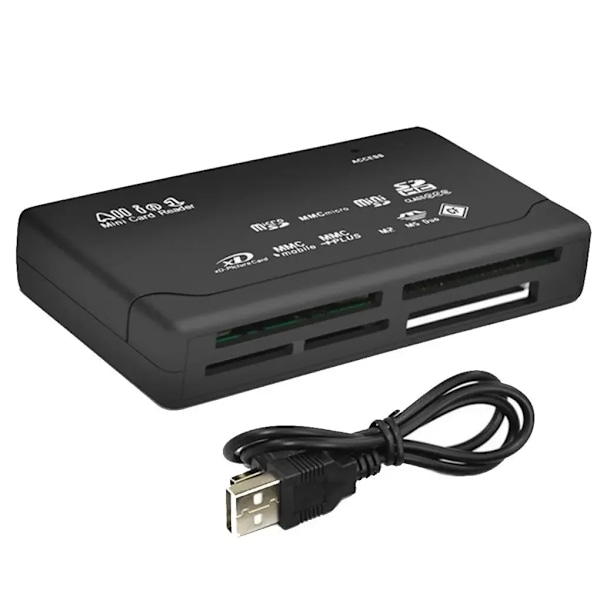 Multikortläsare USB 2.0 – Stöd för 150 Minneskort