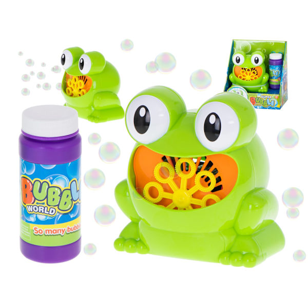 Såpbubbelmaskin groda groda