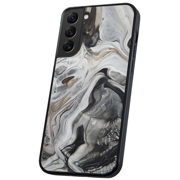 Samsung Galaxy S22 Plus - Cover/Mobilcover Marmor Multicolor