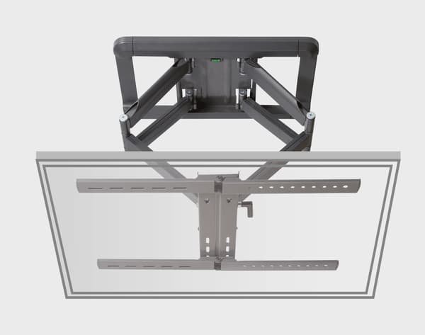 Vivanco 2-arm Vridbart väggfäste VESA 600/85"/60kg Titan