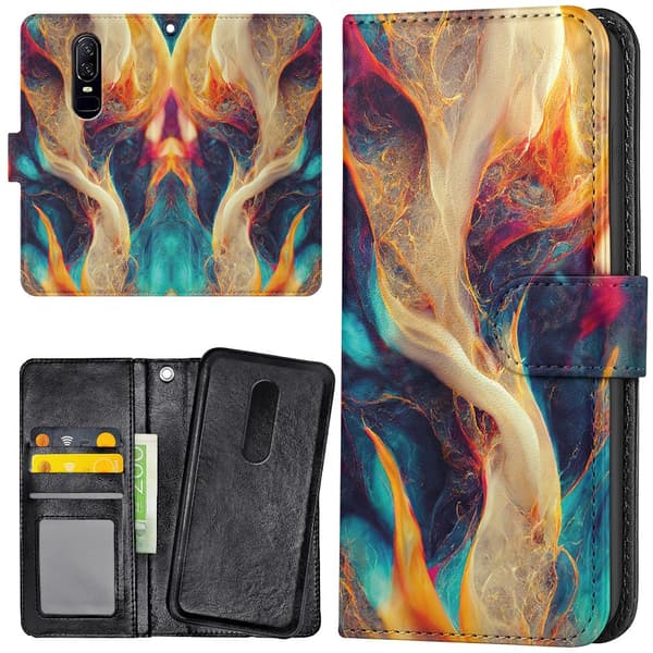 Xiaomi Mi 9T/9T Pro - Plånboksfodral/Skal Abstrakt Mönster