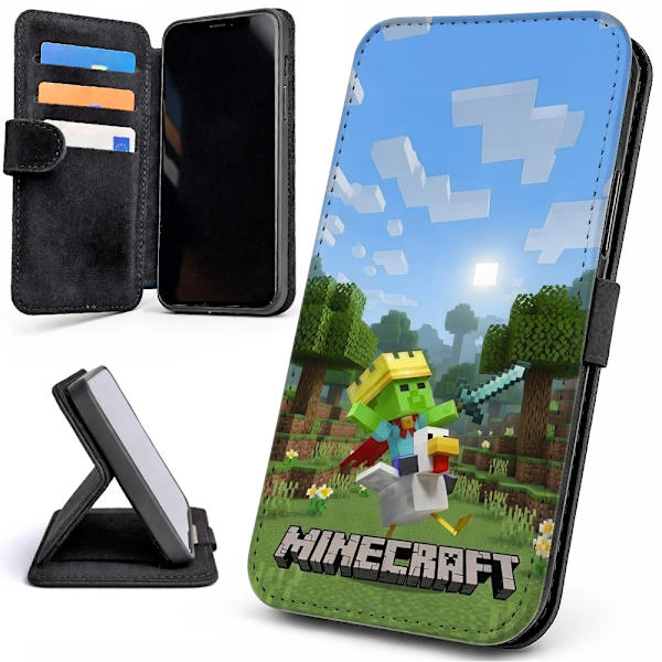 Plånboksfodral / Mobilfodral till iPhone 11 - Minecraft